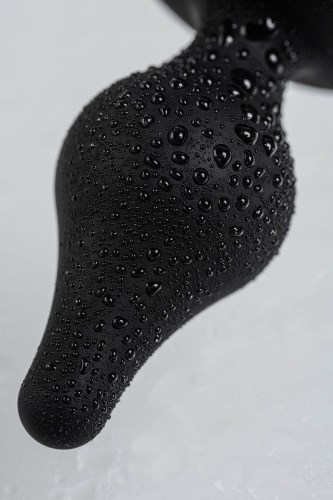 Черная анальная втулка Spade XS - 6,5 см. фото 9