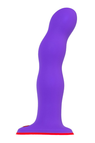 Фиолетовый фаллоимитатор Stubs Bouncer - 18,5 см. фото 7