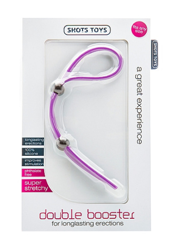 Двойное фиолетовое утягивающее лассо Double Booster фото 2