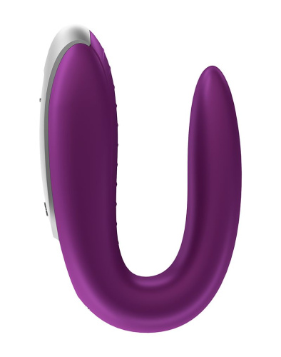 Фиолетовый вибромассажёр для пар Satisfyer Double Fun фото 4