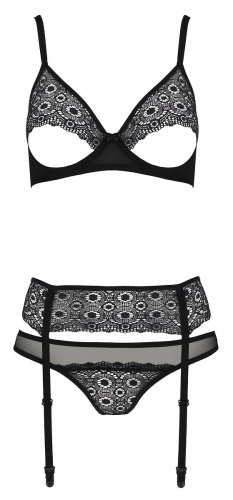 Пикантный комплект белья Zinnia с поясом для чулок фото 3