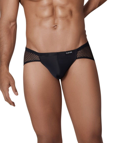 Черные трусы-джоки с ажурными вставками Urge Jockstrap фото 2