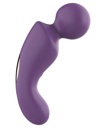 Фиолетовый изогнутый wand-вибратор фото 2