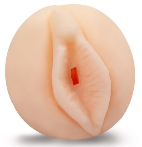 Нежный реалистичный мастурбатор-вагина с рельефной поверхностью фото 2
