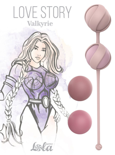 Набор из 4 розовых вагинальных шариков Valkyrie фото 3
