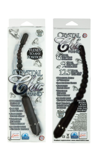 Гибкий вибратор Crystal Chic - 29 см. фото 3