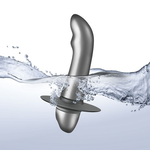 Серый массажер простаты Climaximum Gratus - 10 см. фото 2