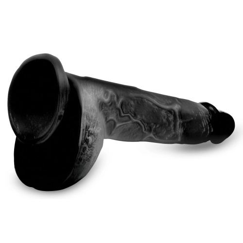 Черный фаллоимитатор Beefy Brad 9’’ Dildo with Balls - 22,4 см. фото 3