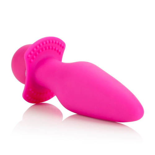 Розовая анальная пробка Booty Call с вибрацией фото 2