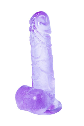Фиолетовый фаллоимитатор Oxygen - 17,5 см. фото 2