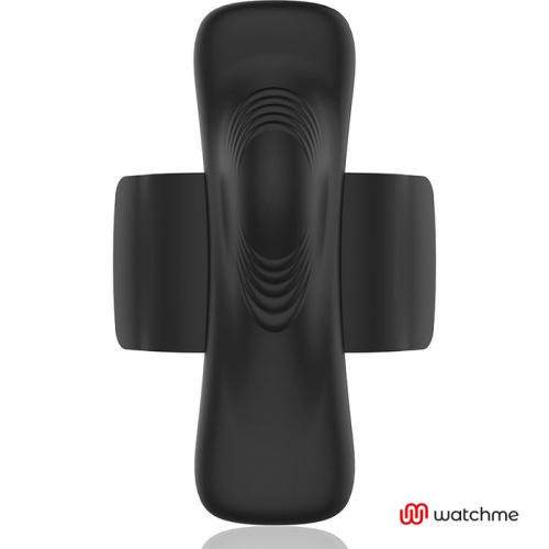 Черная вибровкладка в трусики с пультом-часами фото 3