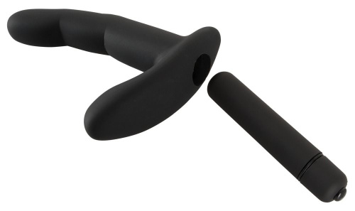 Черный вибромассажер простаты Naughty Finger Prostate Vibe - 13,8 см. фото 4 Черный вибромассажер простаты Naughty Finger Prostate Vibe - 13,8 см. фото 4