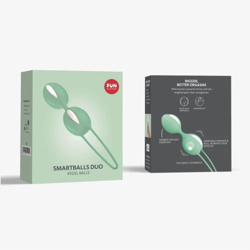 Мятные вагинальные шарики Smartballs Duo фото 2