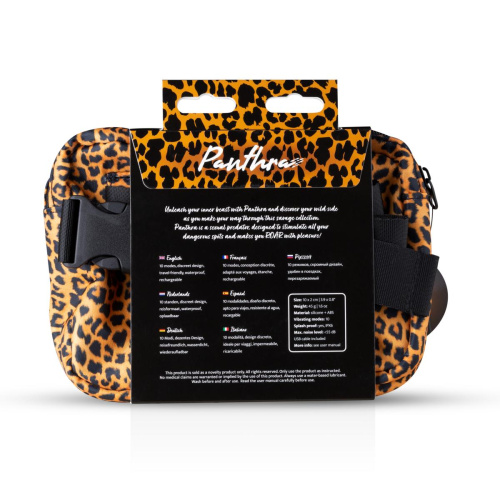 Леопардовый вибромассажер-помада Asha Lipstick Vibrator - 10 см. фото 7