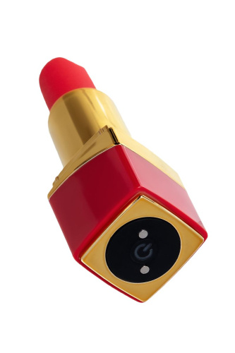 Красный вибратор-помада Pansies - 9 см. фото 5