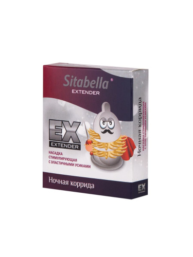 Стимулирующая насадка Sitabella Extender  Ночная коррида фото 2