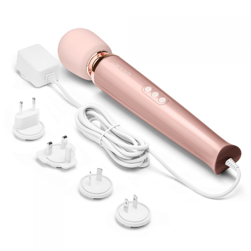 Проводной жезловый вибромассажер Le Wand Powerful Plug-In Vibrating Massger - 34 см. фото 3