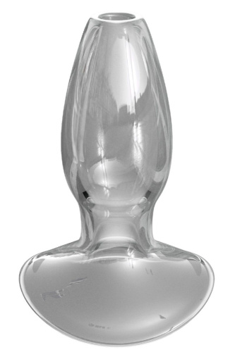 Прозрачный анальный плаг с туннелем Beginners Anal Gaper - 9,6 см. Прозрачный анальный плаг с туннелем Beginners Anal Gaper - 9,6 см.