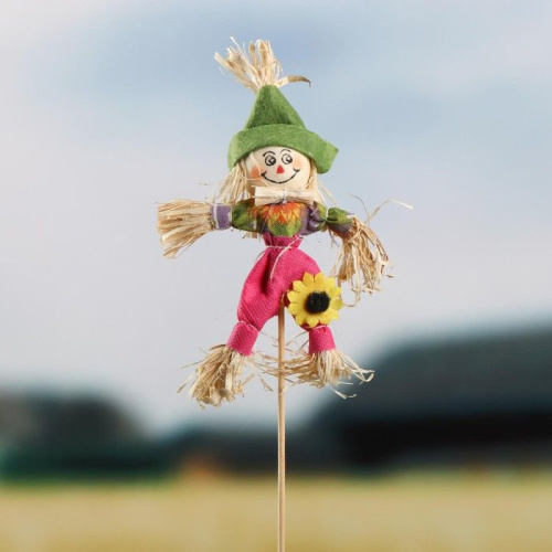 Огородное пугало в шапке - 50 см. фото 4 Огородное пугало в шапке - 50 см. фото 4