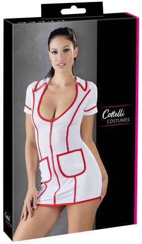 Сексуальное платье медсестры на молнии фото 2