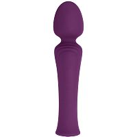 Фиолетовый жезловый вибромассажер My Secret Wand - 17 см.