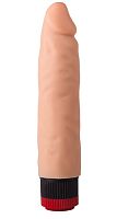 Телесный вибратор-реалистик со встроенным пультом управления - 16,5 см. Телесный вибратор-реалистик со встроенным пультом управления - 16,5 см.