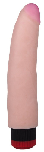 Реалистичный вибратор со встроенным пультом - 21,7 см. Реалистичный вибратор со встроенным пультом - 21,7 см.