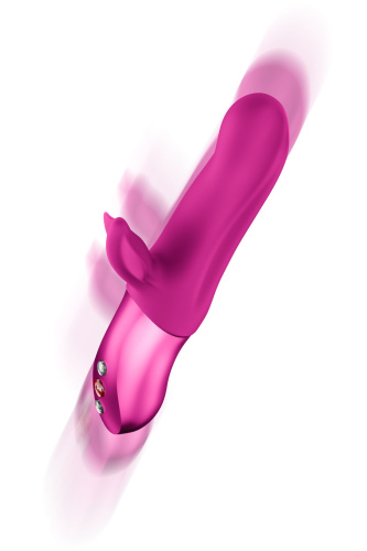 Лиловый вибратор-пульсатор Bi Stronic Fusion - 21,9 см. фото 4