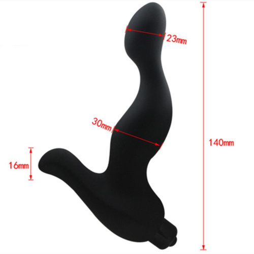 Черный вибратор для стимуляции точки G и клитора фото 3