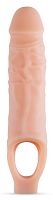 Телесный реалистичный фаллоудлинитель 9 Inch Silicone Cock Sheath Penis Extender - 22,86 см.
