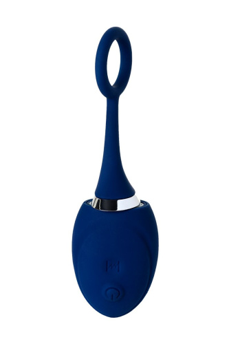 Синяя анальная вибровтулка OPlay Unico с пультом ДУ - 13,5 см. фото 7