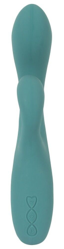 Бирюзовый вибратор-кролик The Magician Rabbit Vibrator - 22,5 см. фото 6