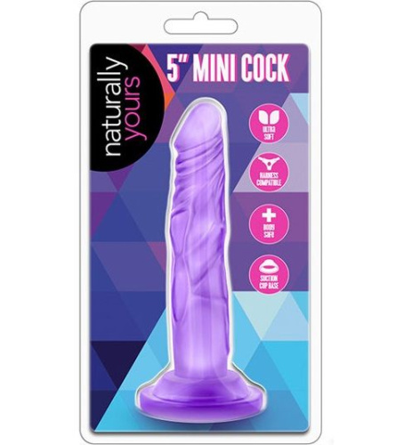 Фиолетовый фаллоимитатор 5 Inch Mini Cock - 14,6 см. фото 2