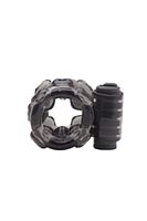 Пепельное эротическое кольцо с вибрацией Orgasmus III