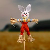 Огородное пугало «Заяц»