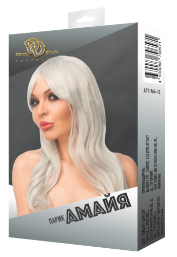 Светло-серый парик  Амайя фото 3