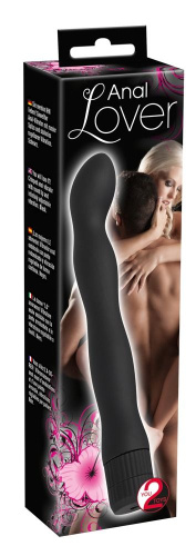 Изящный анальный вибратор Anal Lover - 18 см. фото 4