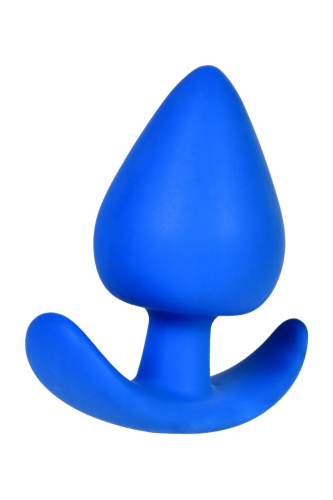 Синяя коническая пробочка из силикона - 11,5 см. фото 2
