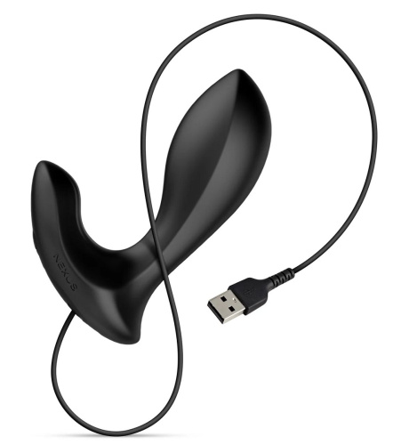 Черная анальная вибровтулка Nexus Duo Plug - 9,8 см. фото 4