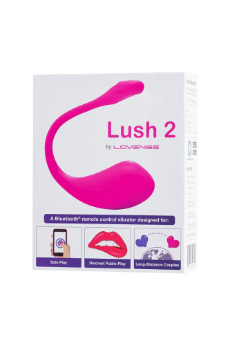 Ярко-розовое виброяйцо Lovense Lush 2 фото 8