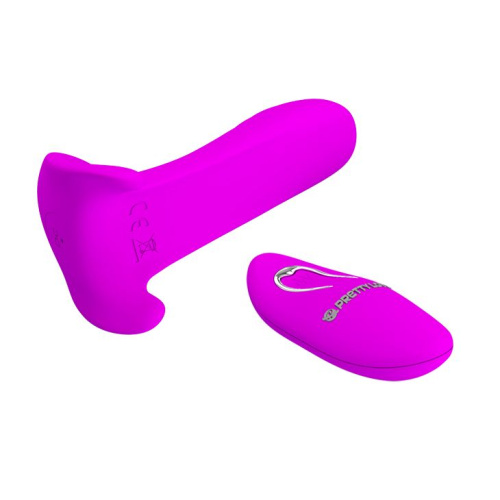 Лиловый мультифункциональный вибратор Remote Control Massager фото 4