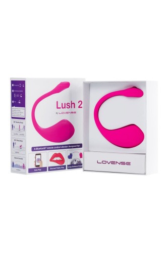 Ярко-розовое виброяйцо Lovense Lush 2 фото 10