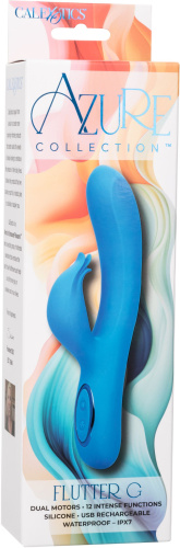 Голубой вибратор-кролик Flutter G - 22,7 см. фото 5 Голубой вибратор-кролик Flutter G - 22,7 см. фото 5