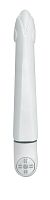 Белый вибратор Suzi - 15 см.