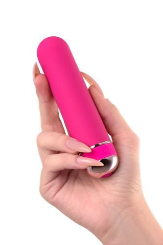 Розовый нереалистичный мини-вибратор Mastick Mini - 13 см. фото 6
