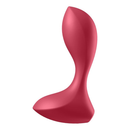 Красный вибромассажёр простаты Satisfyer Backdoor Lover - 14 см. фото 3