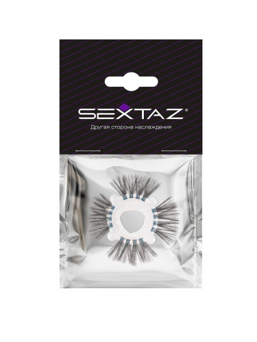 Эластичное эрекционное кольцо с черными «ресничками» фото 2 Эластичное эрекционное кольцо с черными «ресничками» фото 2