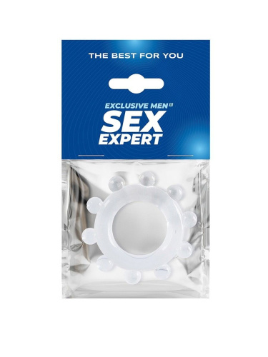 Прозрачное эрекционное кольцо со стимулирующими шариками фото 2 Прозрачное эрекционное кольцо со стимулирующими шариками фото 2