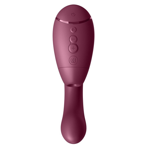 Малиновый двойной стимулятор Womanizer Next Duo фото 2