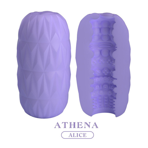 Фиолетовый мастурбатор Athena фото 4